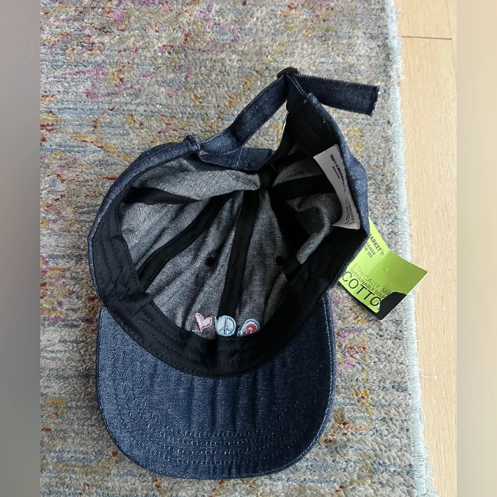 Nordstrom To the‎ Market Peace, Love, and Denim Embroidered Baseball Cap